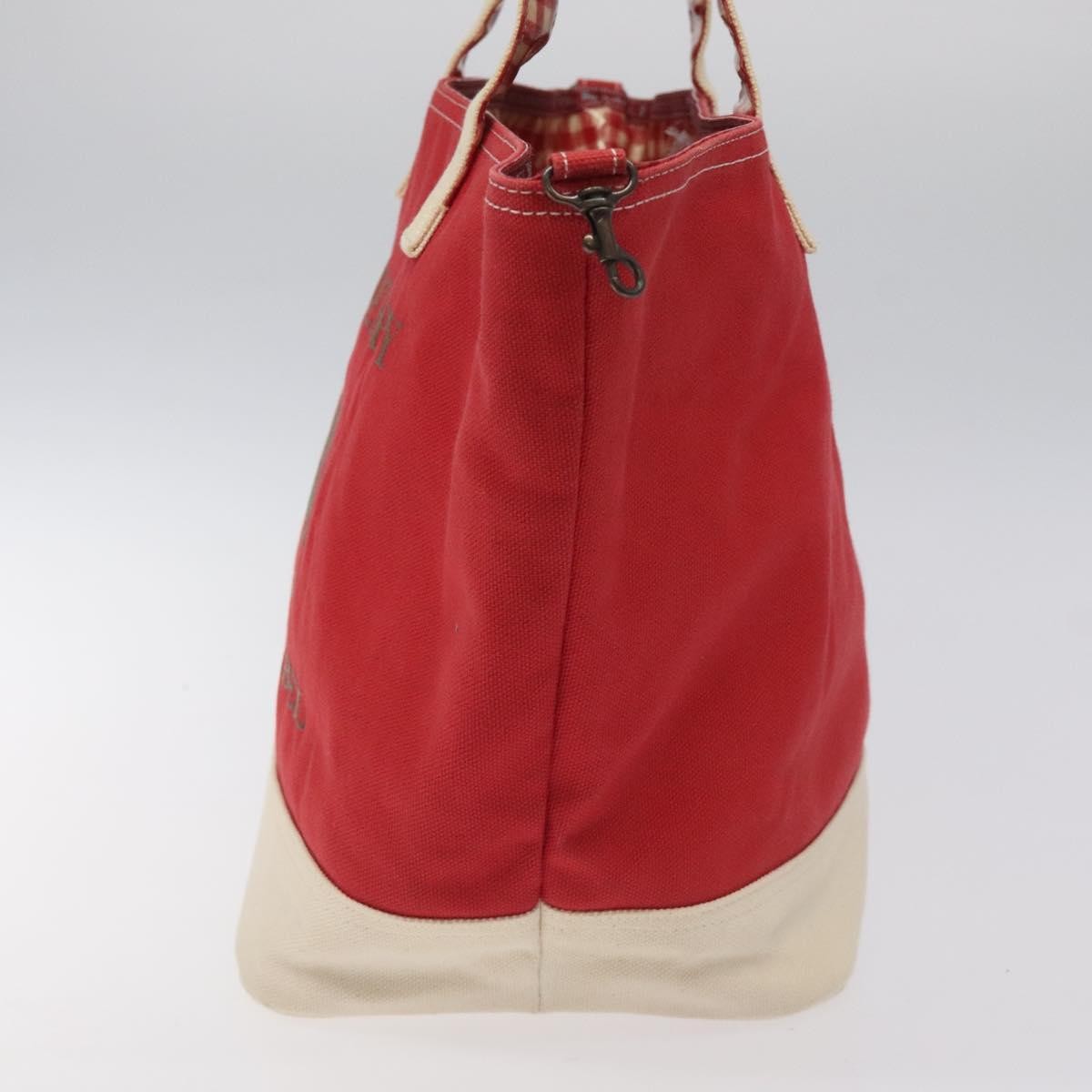 Burberry Blue Label Tote Bag Canvas, RED, CANVAS, Tote bag