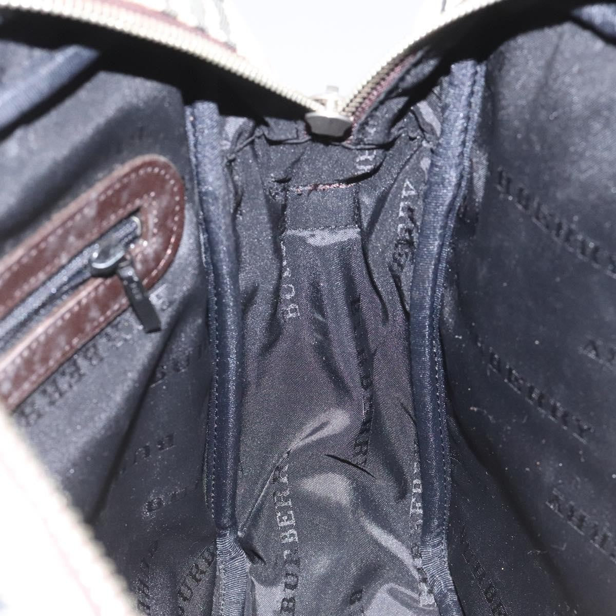 Burberry Nova check Shoulder bag Canvas, BEIGE, CANVAS, Shoulder bag