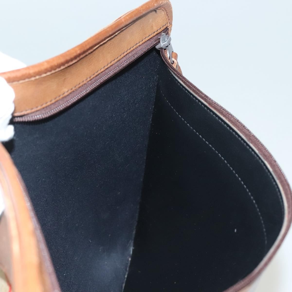 Burberry Nova check Pochette Canvas, BEIGE, CANVAS, Clutche & pouche