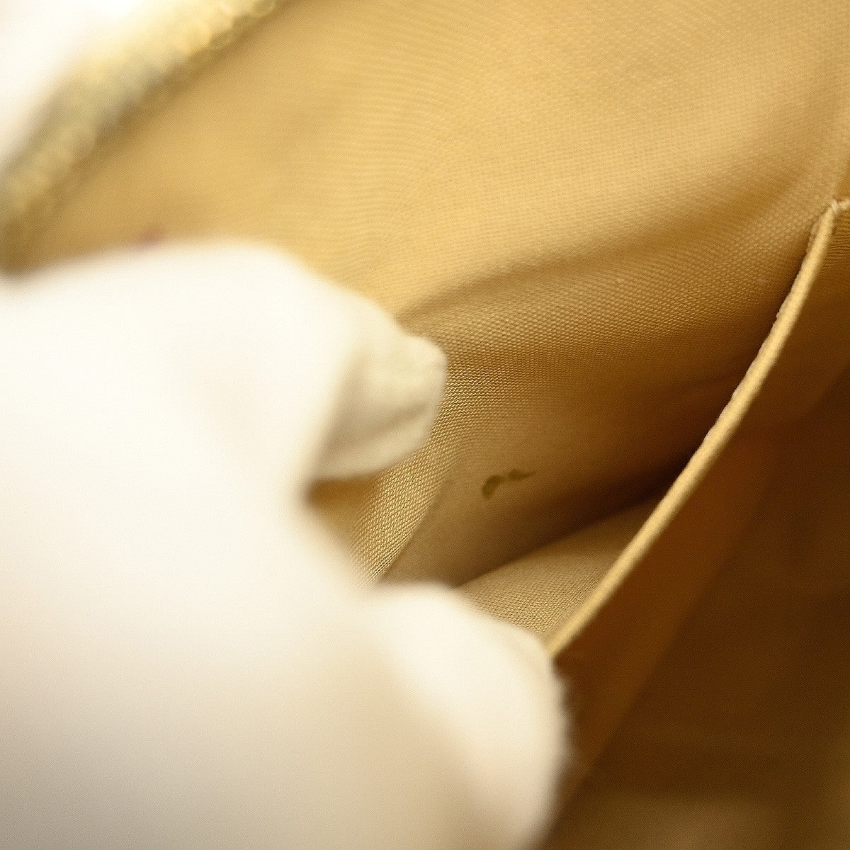 Louis Vuitton Siracusa Handbag Damier, WHITE, CANVAS, Shoulder bag