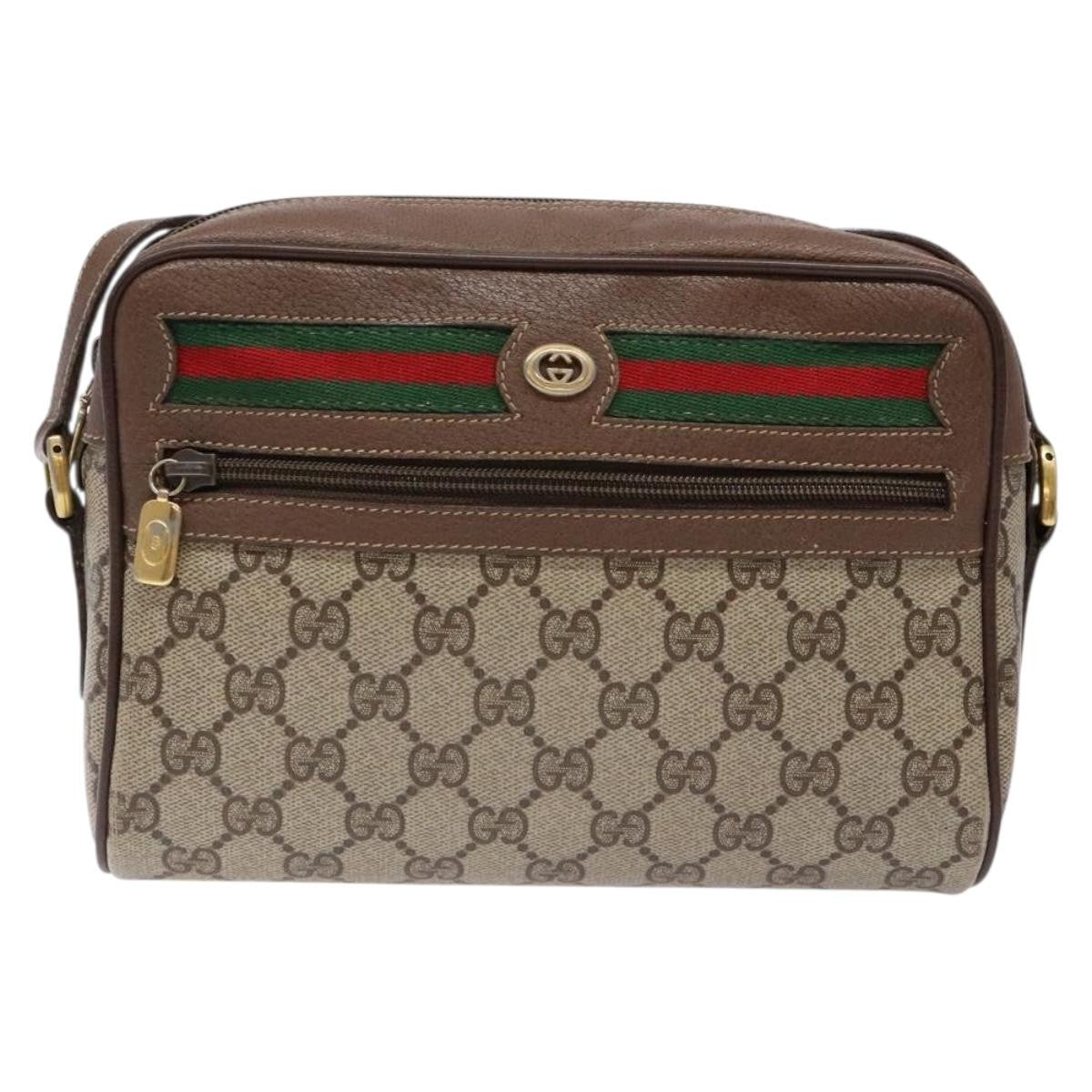 Gucci Ophidia Shoulder Bag GG Canvas, BEIGE, CANVAS, Shoulder bag