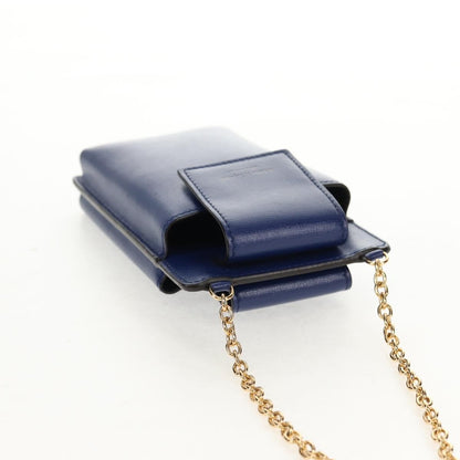 Salvatore Ferragamo Vintage Vara Crossbody Bag Nylon, BLUE, LEATHER, Clutche & pouche