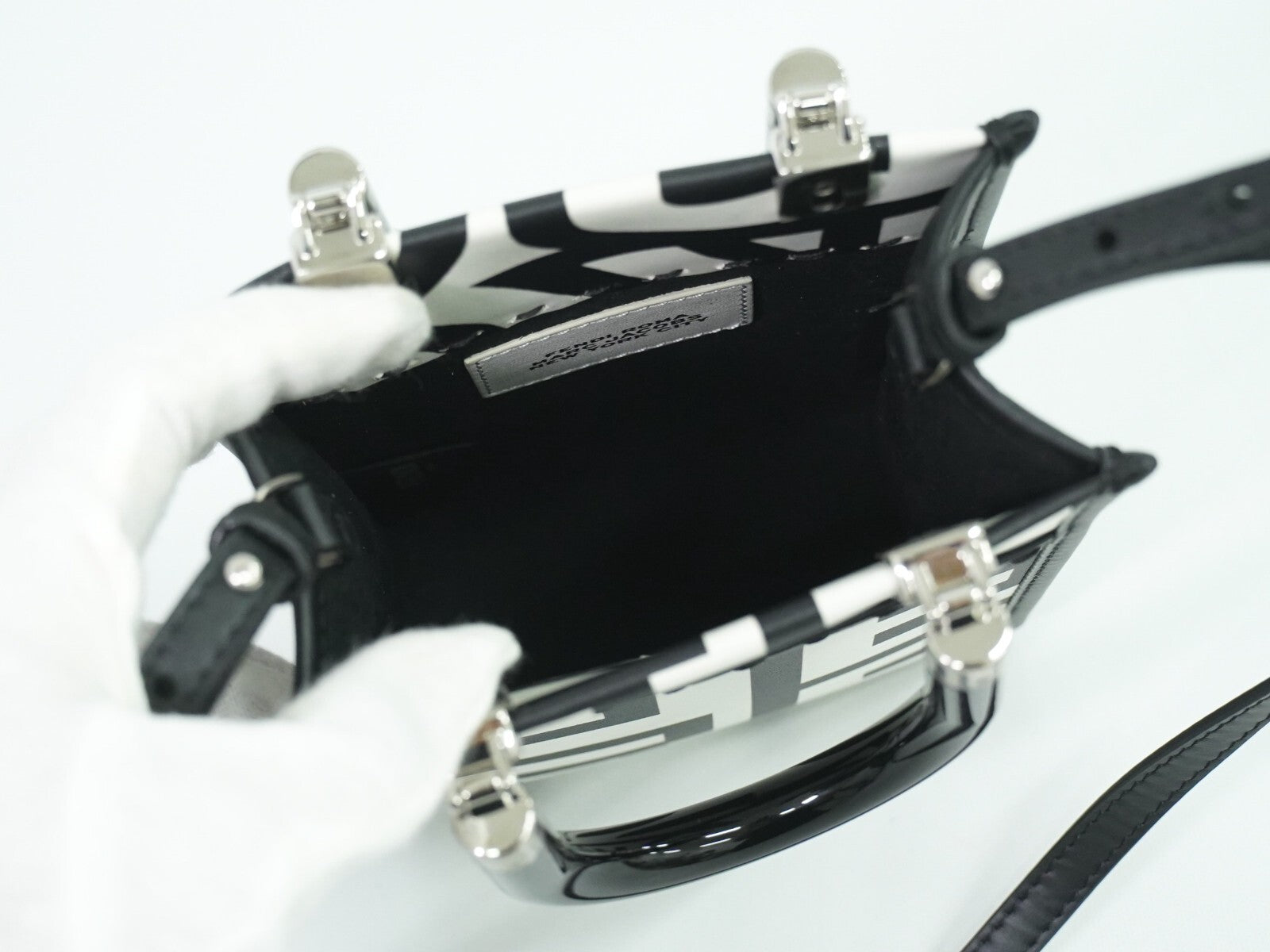 Fendi Sunshine Shopper Tote Leather, WHITE, LEATHER, Tote bag