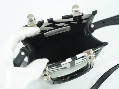 Fendi Sunshine Shopper Tote Leather, WHITE, LEATHER, Tote bag