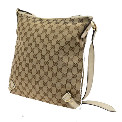 Gucci Abbey D-Ring Messenger Bag GG Canvas, BROWN, CANVAS, Shoulder bag