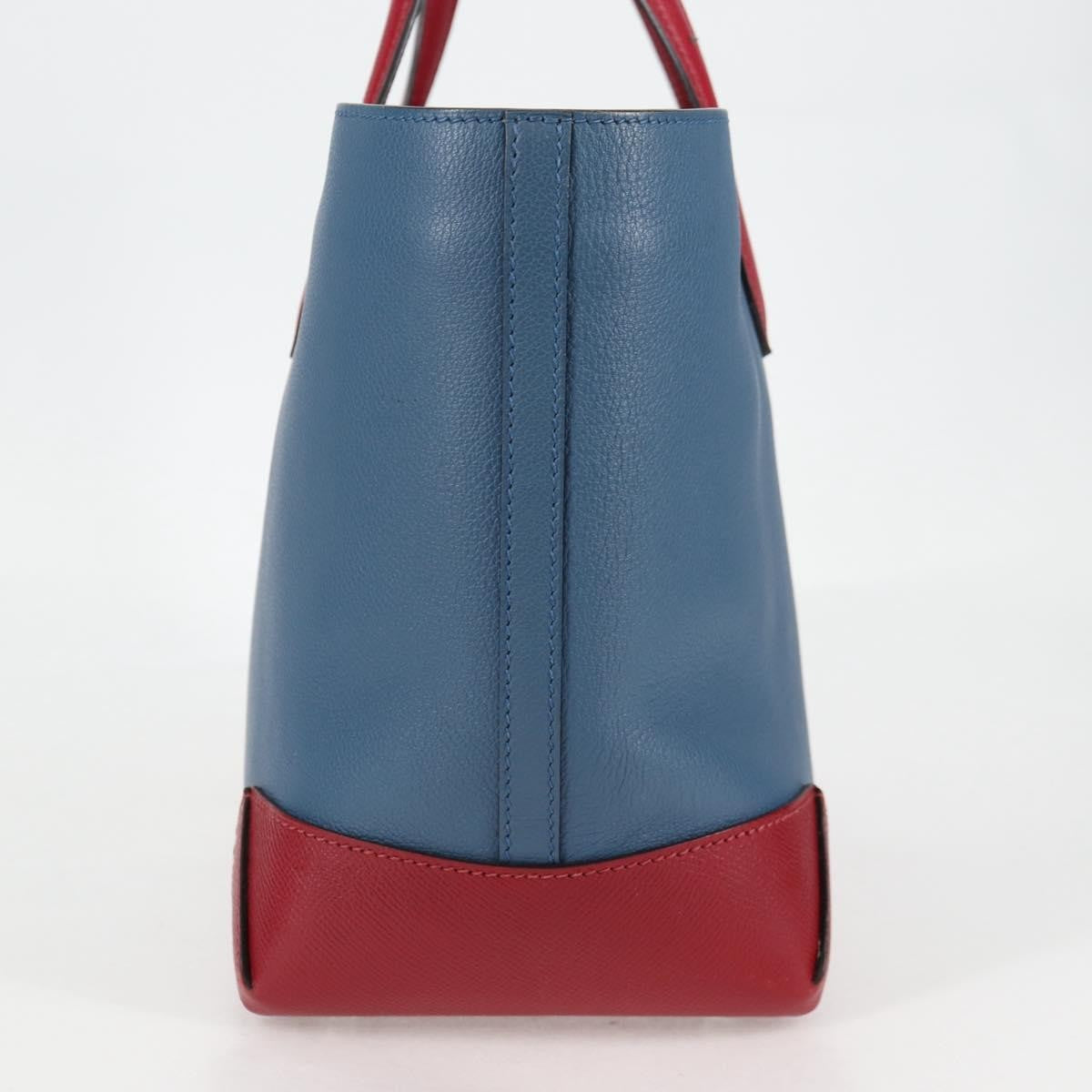 Hermes Maxibox Cabas Evercolor with Epsom, BLUE, LEATHER, Tote bag