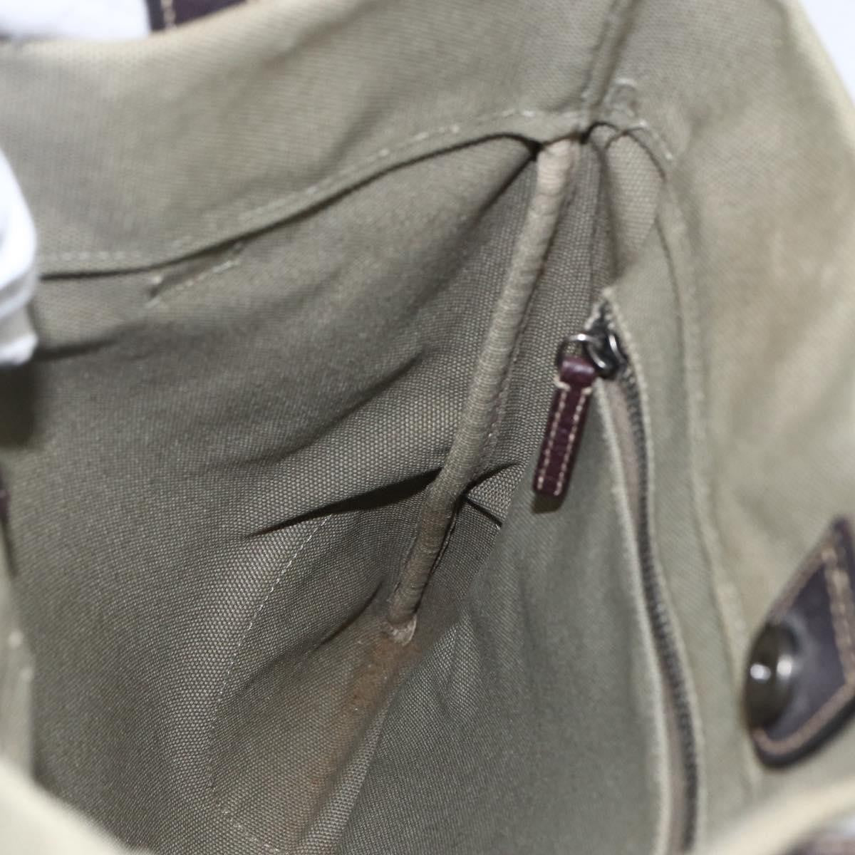 Prada Vintage Tote Canvas, KHAKI, CANVAS, Tote bag