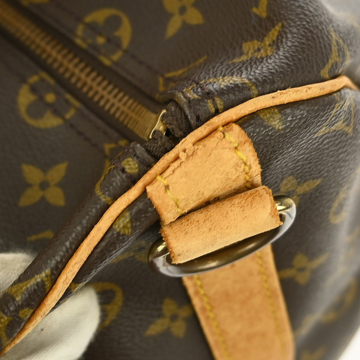 Louis Vuitton Keepall Bandouliere Bag Monogram Canvas, BROWN, CANVAS, Travel bag