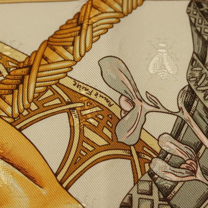 Hermes Carré 90 Silk multicolor, PINK, SILK, Scarve & shawl