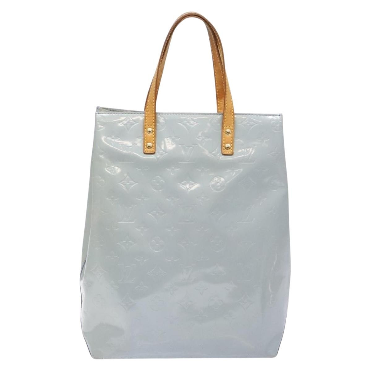 Louis Vuitton Reade Handbag Monogram Vernis, BLUE, PATENT_LEATHER, Handbag