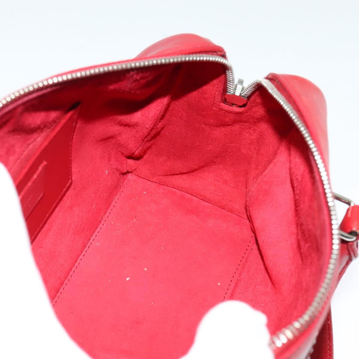 Saint Laurent Classic Baby Duffle Bag Leather, RED, LEATHER, Travel bag