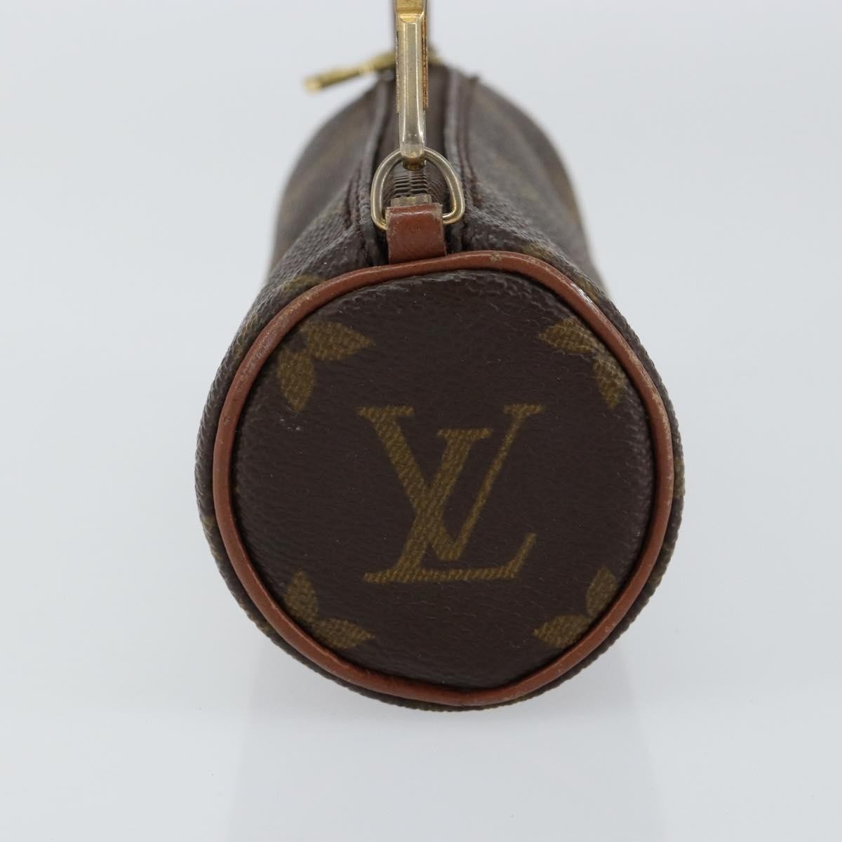 Louis Vuitton Papillon Pochette Monogram Canvas, BROWN, CANVAS, Clutche & pouche