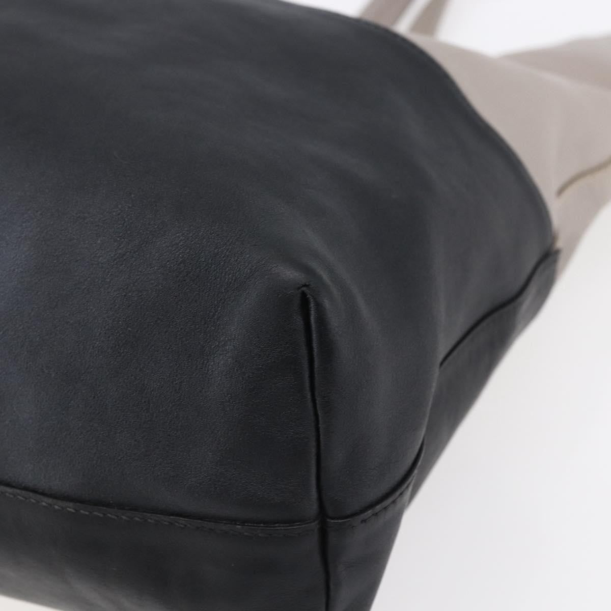 Miu Miu Vintage Tote bag Leather, BLACK, LEATHER, Tote bag