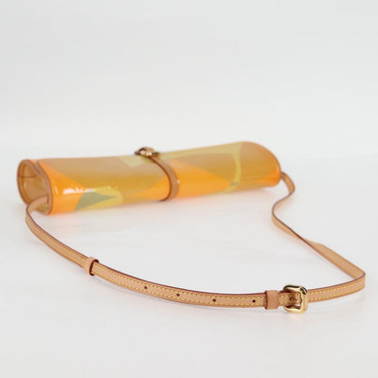 Louis Vuitton Fleurs Pochette Printed Monogram Vernis, YELLOW, PATENT_LEATHER, Shoulder bag