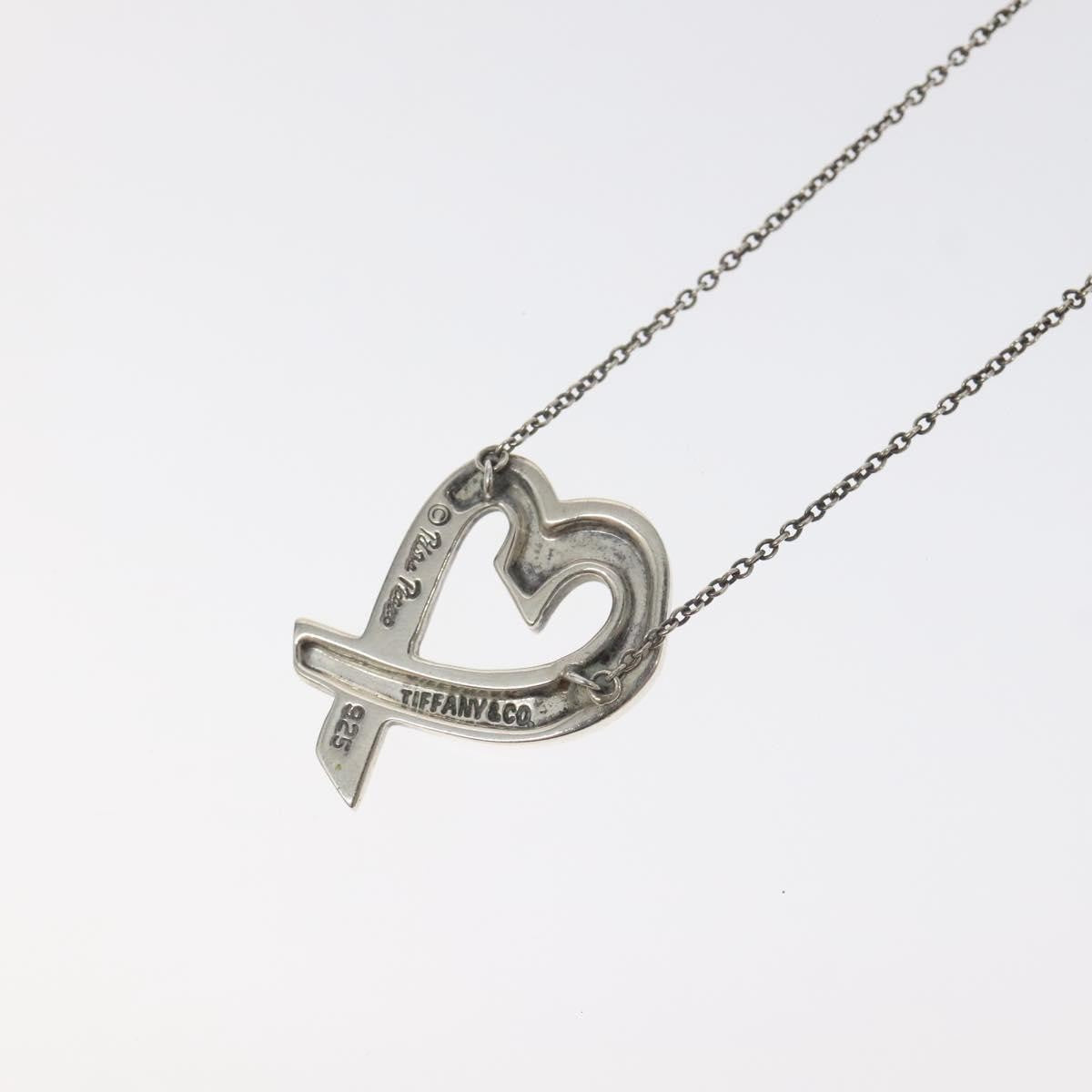 Tiffany & Co. Paloma Picasso Loving Heart Pendant Necklace Silver 925, SILVER, SILVER, Necklace