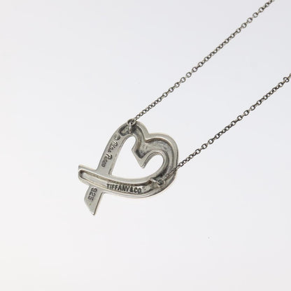 Tiffany & Co. Paloma Picasso Loving Heart Pendant Necklace Silver 925, SILVER, SILVER, Necklace