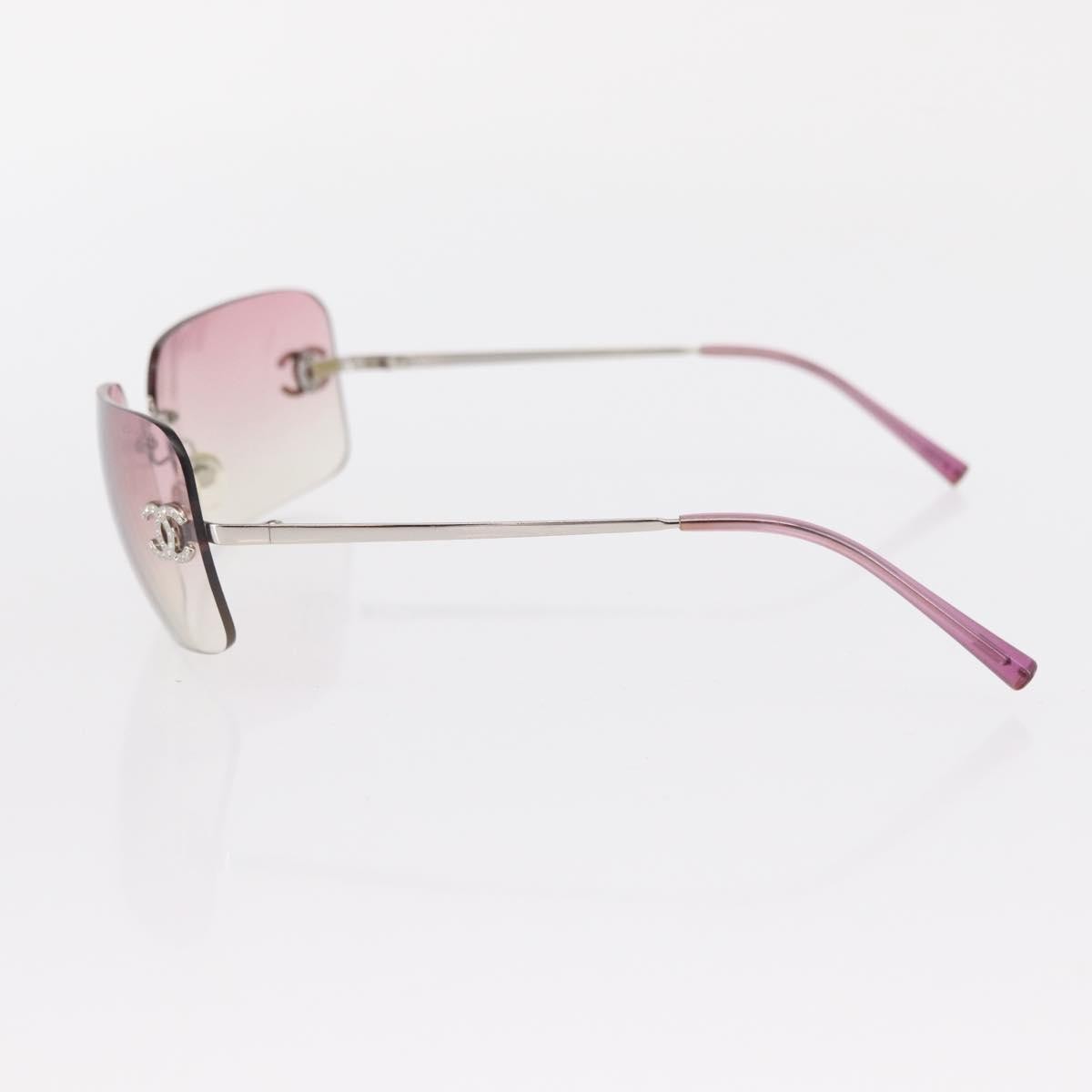 Chanel Logo CC Sunglasses Metal, PINK, METAL, Sunglasse