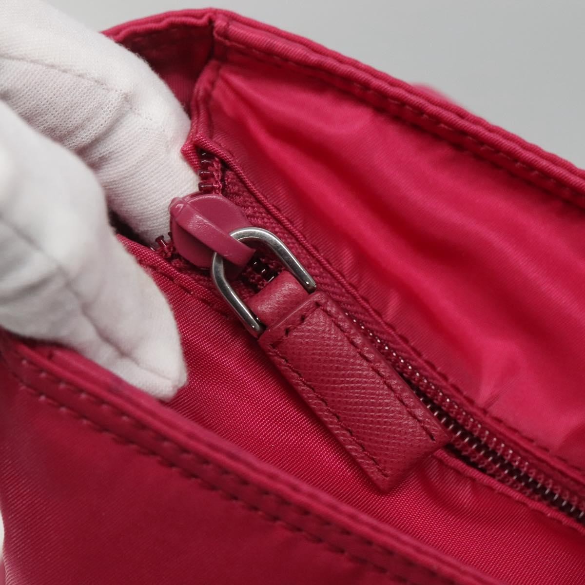 Prada Convertible Front Pocket Tote Tessuto, PINK, NYLON, Tote bag