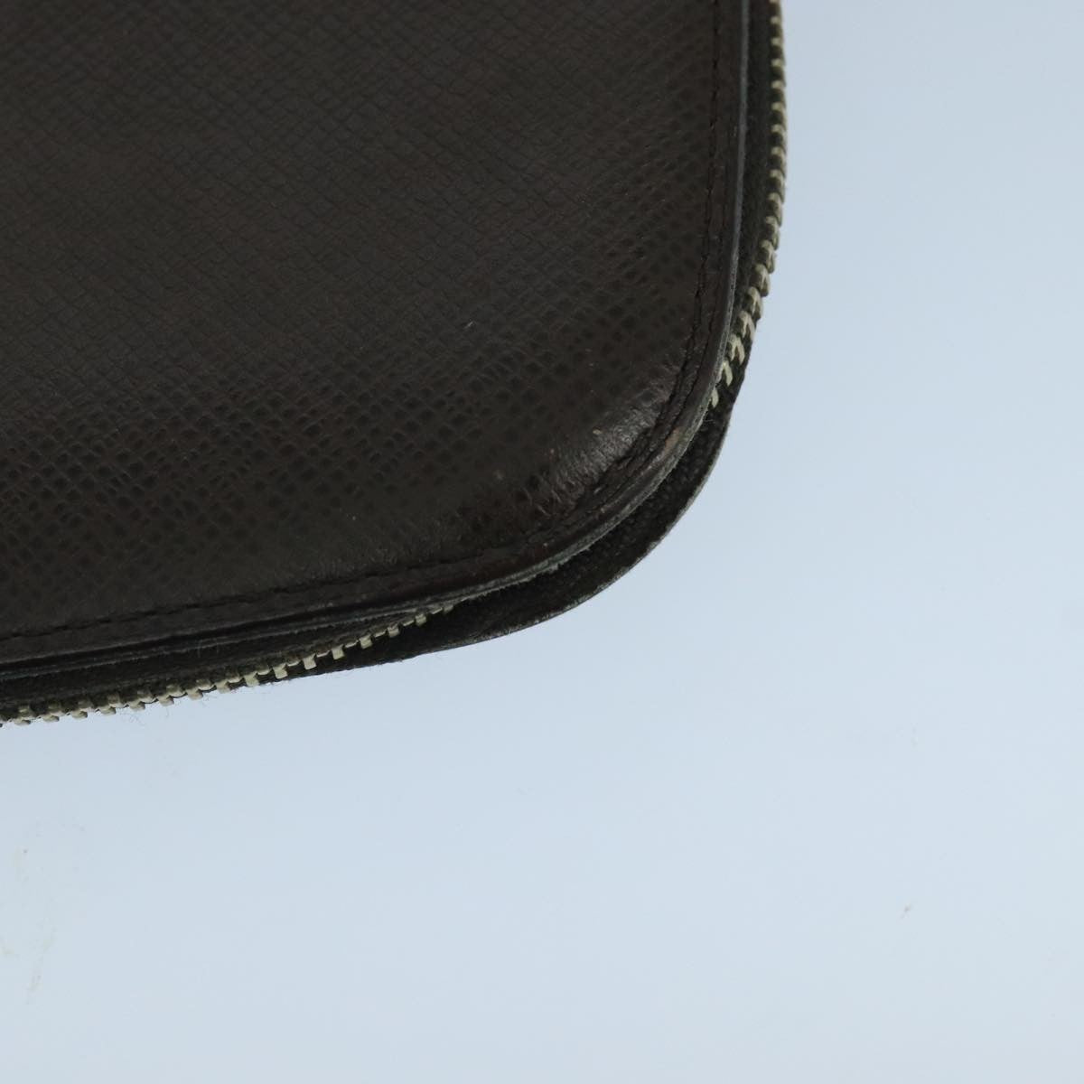 Louis Vuitton Atoll Organizer Wallet Taiga Leather, BROWN, LEATHER, Clutche & pouche