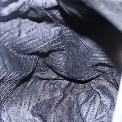 Prada Vintage Tote Tessuto with Leather, BLACK, NYLON, Tote bag