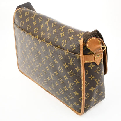 Louis Vuitton Sac Gibeciere Messenger Bag Monogram Canvas, BROWN, CANVAS, Shoulder bag