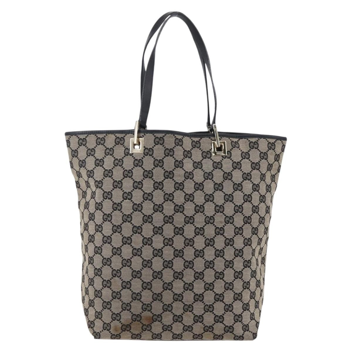 Gucci GG Canvas Bag Canvas, BEIGE, CANVAS, Tote bag