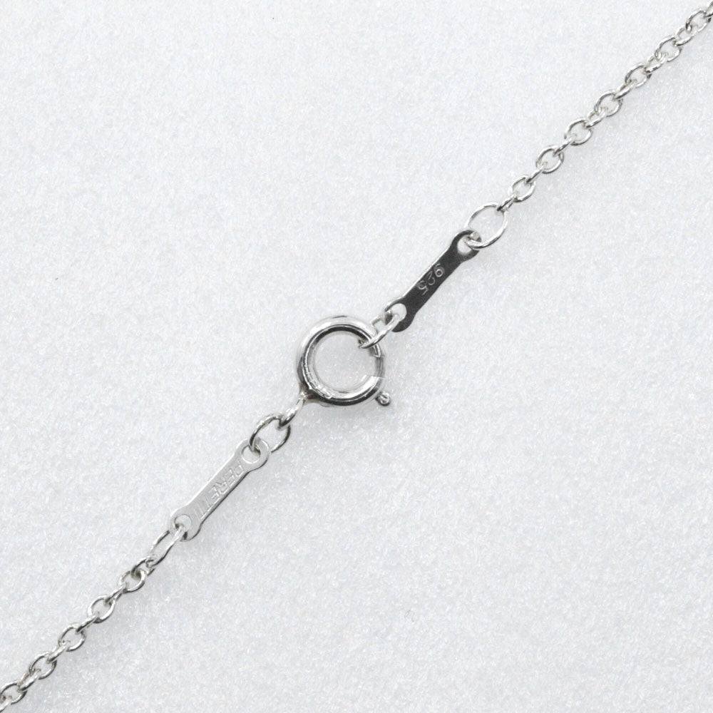 Tiffany & Co. Elsa Peretti Open Heart Pendant Necklace Sterling Silver, SILVER, SILVER, Necklace