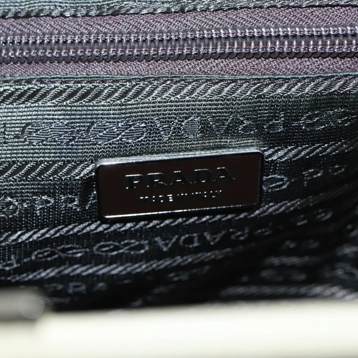 Prada Vintage Handbag Canvas, BROWN, CANVAS, Handbag