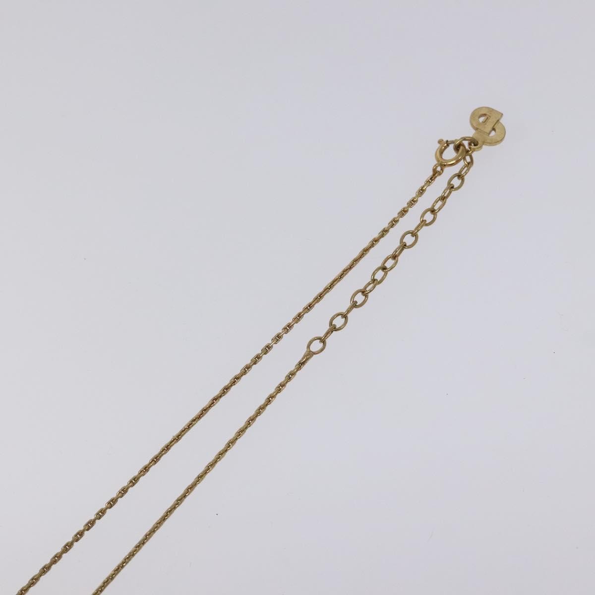 Christian Dior CD Pendant Necklace Gold-plated, GOLD, METAL, Necklace