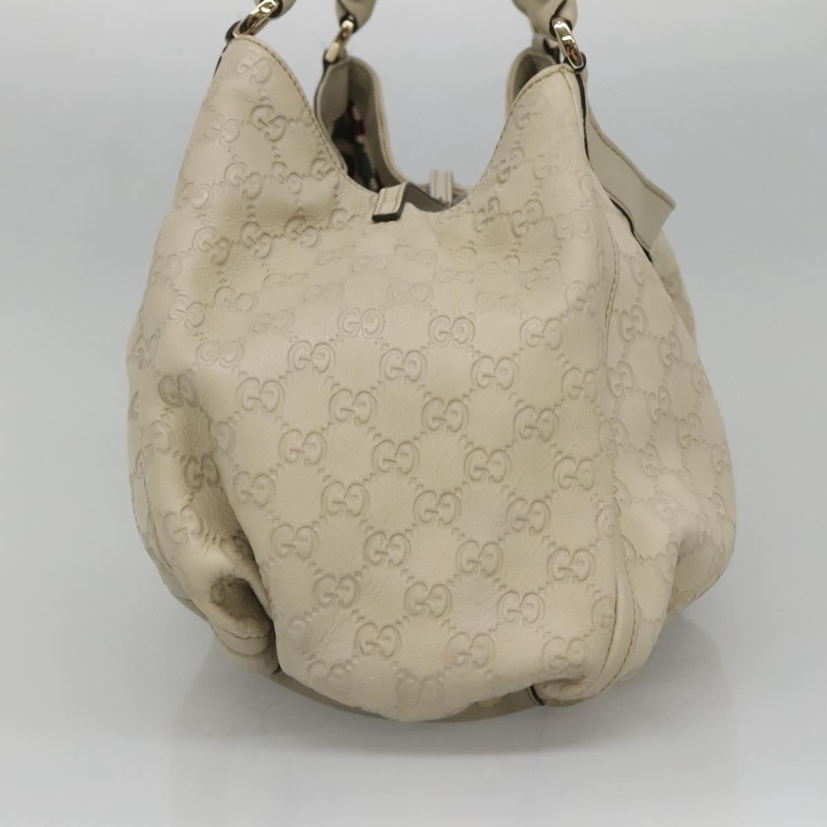 Gucci D-Ring Tote Guccissima Leather, WHITE, LEATHER, Tote bag