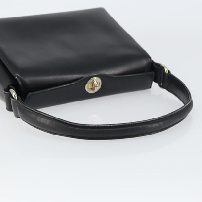 Gucci Vintage Convertible Box Crossbody Bag Leather, BLACK, LEATHER, Handbag