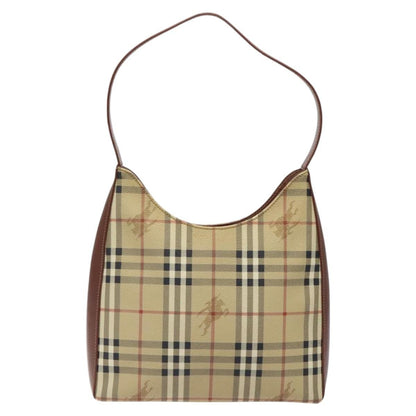 Burberry Shoulder Bag Nova Check Canvas, BEIGE, PVC, Shoulder bag
