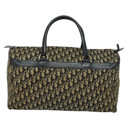 Christian Dior Vintage Trotter Boston Bag Diorissimo Canvas, NAVY, CANVAS, Travel bag