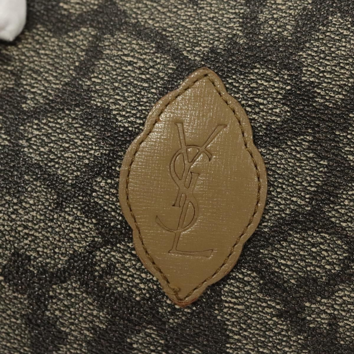 Saint Laurent Vintage Clutch PVC, GRAY, PVC, Clutche & pouche