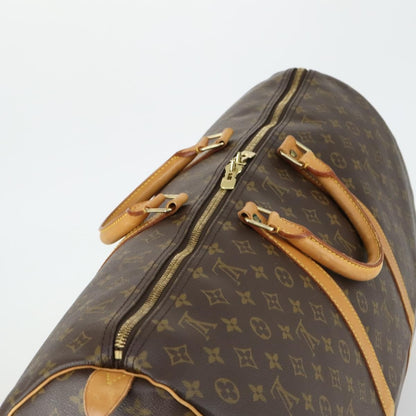 Louis Vuitton Keepall Bag Monogram Canvas, BROWN, CANVAS, Travel bag