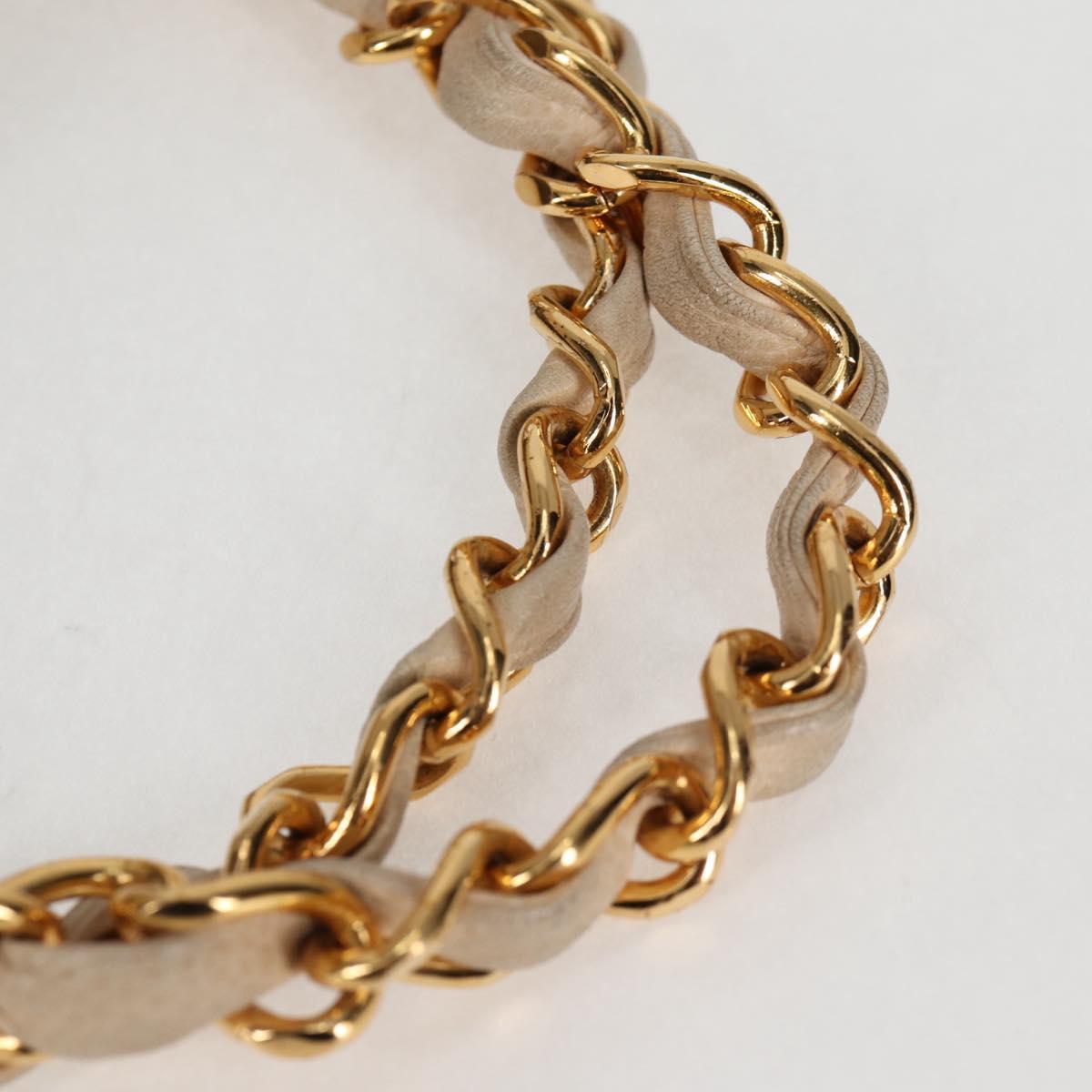 Chanel Vintage Grand Shopping Tote Quilted Calfskin, GOLD, LEATHER, Tote bag