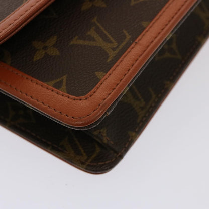 Louis Vuitton Dame Pochette Monogram Canvas, BROWN, CANVAS, Clutche & pouche