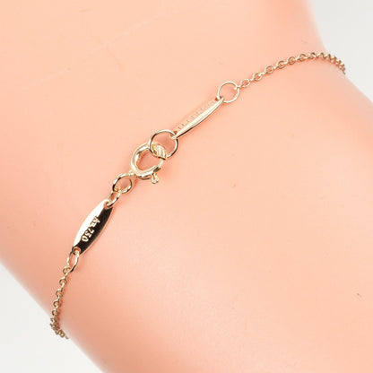 Tiffany & Co. Peretti Diamonds By The Yard Bracelet 18K Rose Gold with Diamond, GOLD, ROSE_GOLD, Bracelet