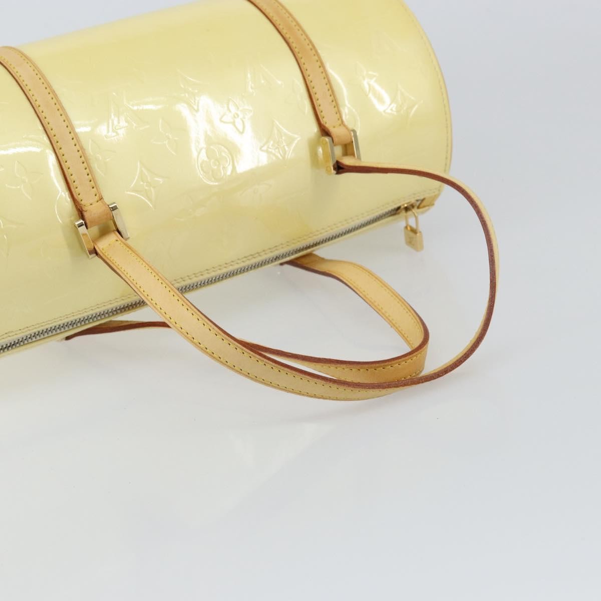 Louis Vuitton Bedford Handbag Monogram Vernis, BEIGE, PATENT_LEATHER, Handbag