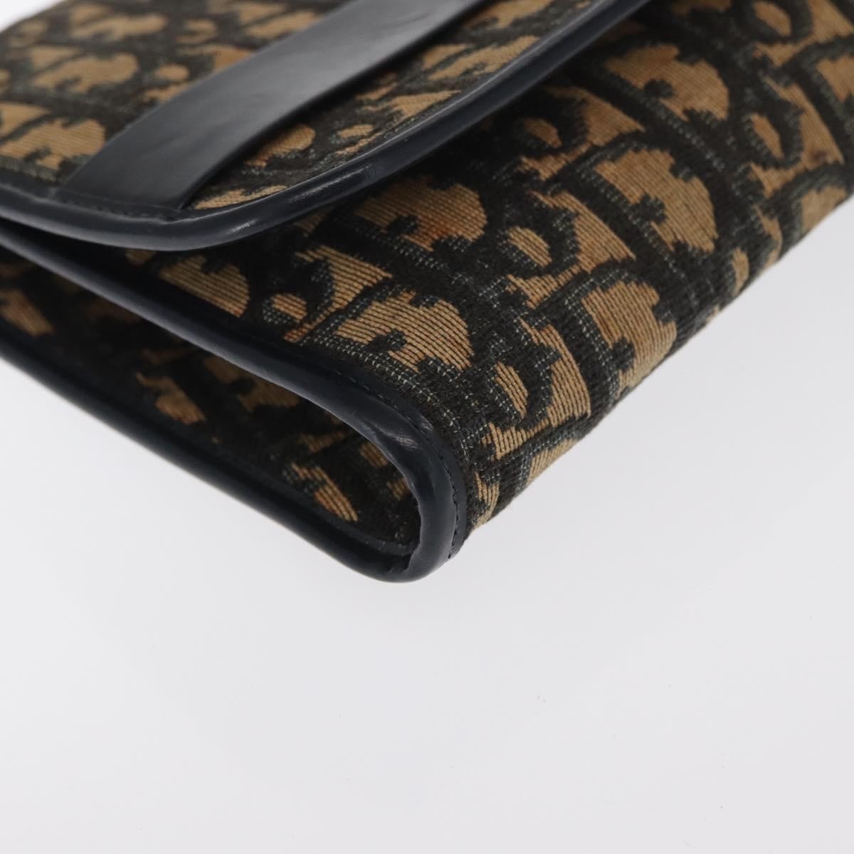 Christian Dior Vintage CD trotter Shoulder bag Canvas, NAVY, CANVAS, Shoulder bag