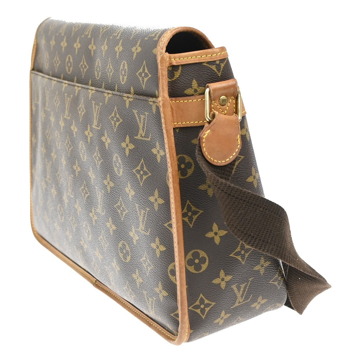 Louis Vuitton Sac Gibeciere Messenger Bag Monogram Canvas, BROWN, CANVAS, Crossbody bag