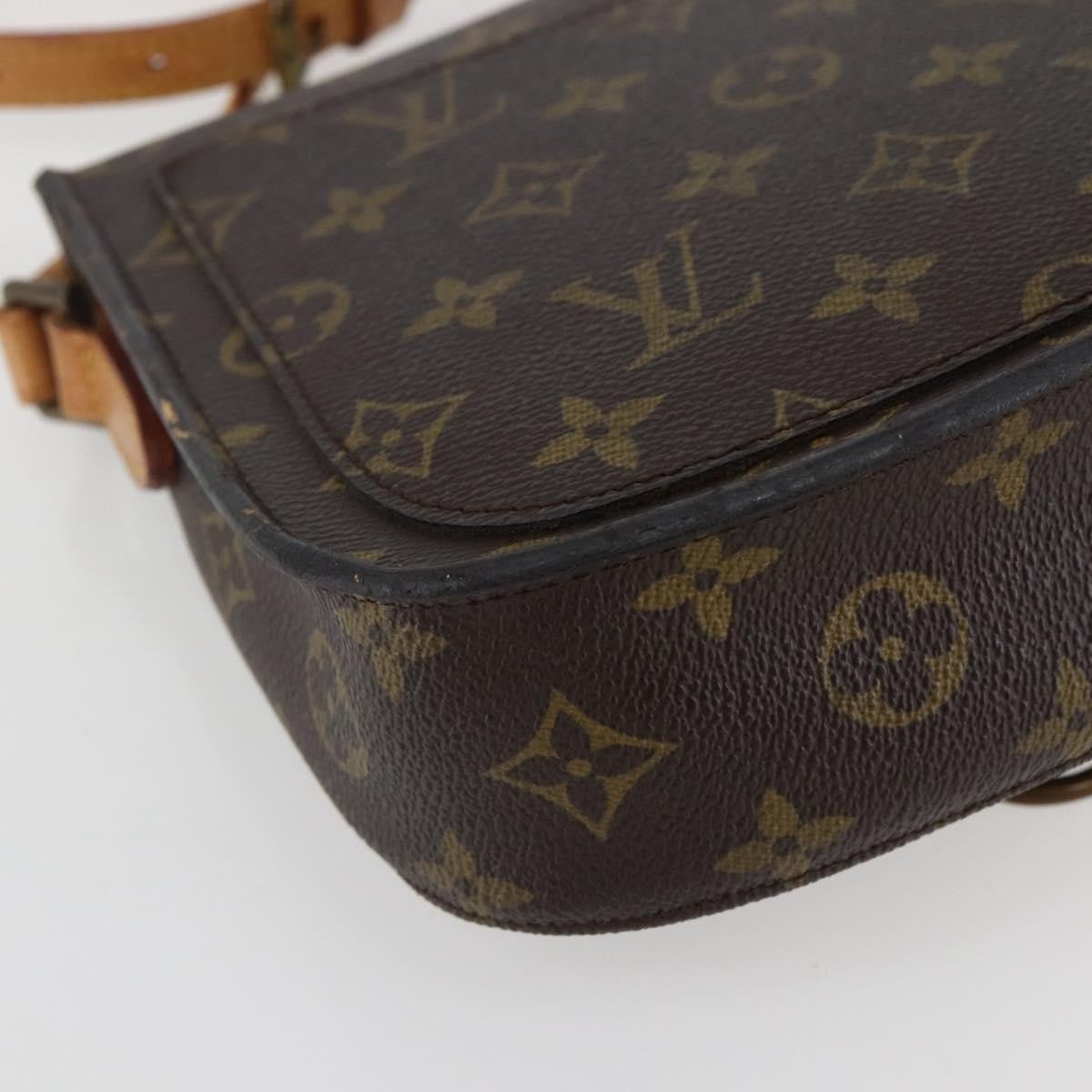 Louis Vuitton Saint Cloud Handbag Monogram Canvas, BROWN, CANVAS, Shoulder bag