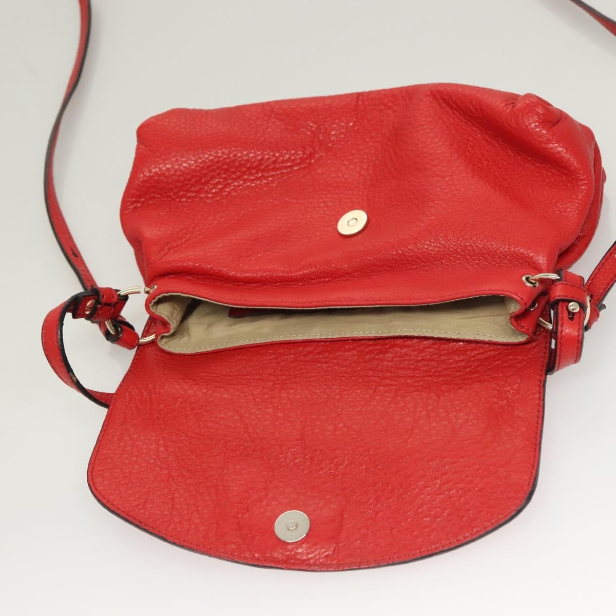 Chloe Lily Handbag Leather, RED, LEATHER, Handbag