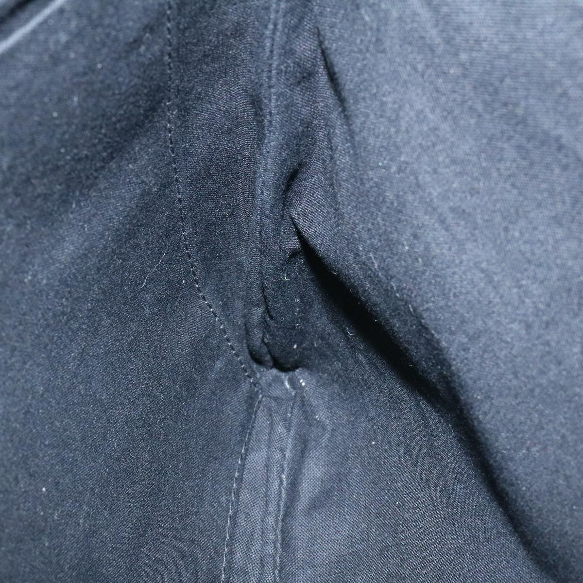 Balenciaga Navy Pochette Canvas and Leather, BEIGE, CANVAS, Clutche & pouche