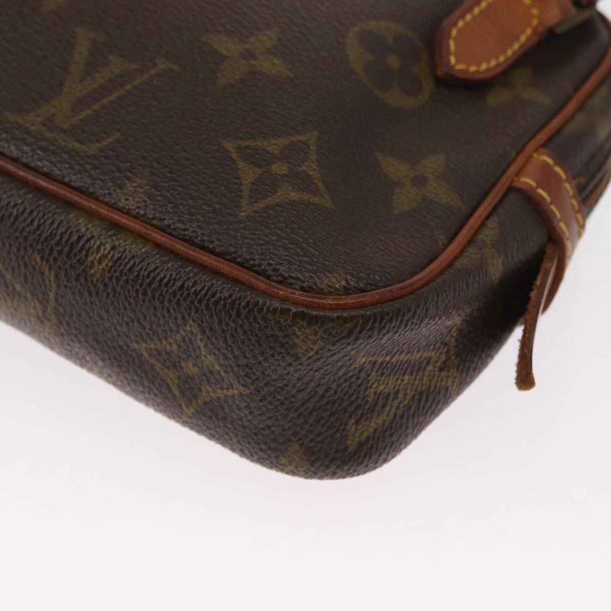 Louis Vuitton Pochette Marly Bandouliere Bag Monogram Canvas, BROWN, CANVAS, Shoulder bag