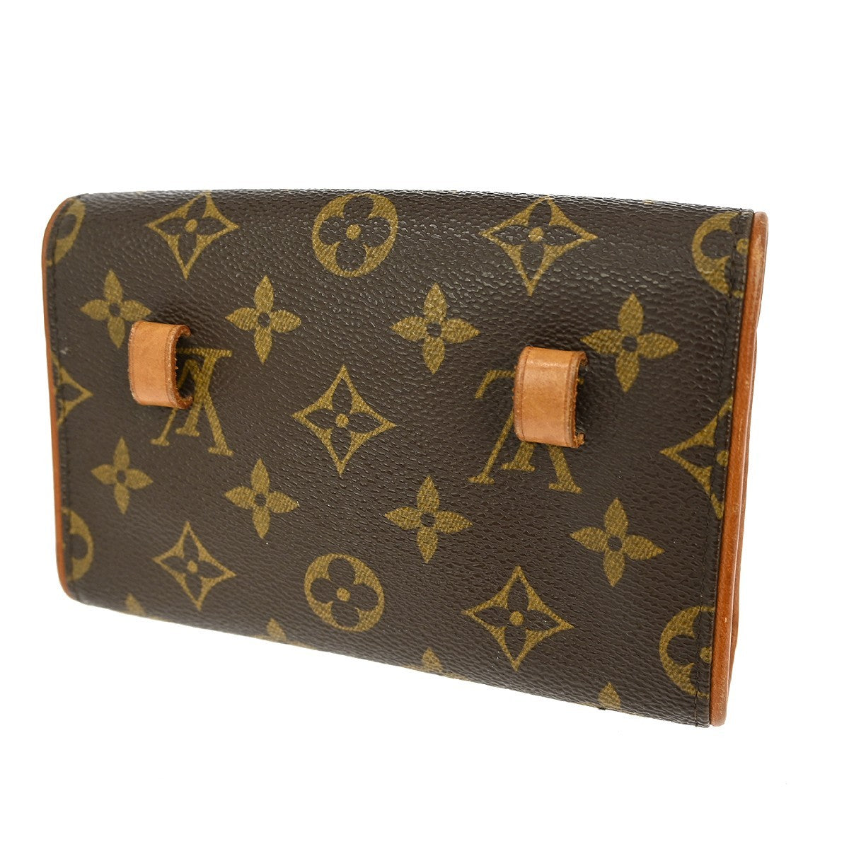 Louis Vuitton Florentine Waist Bag Monogram Canvas, BROWN, CANVAS, Clutche & pouche