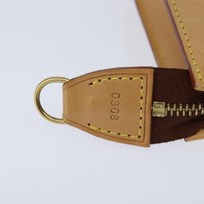 Louis Vuitton Pochette Accessoires Nomad Leather, BEIGE, LEATHER, Clutche & pouche