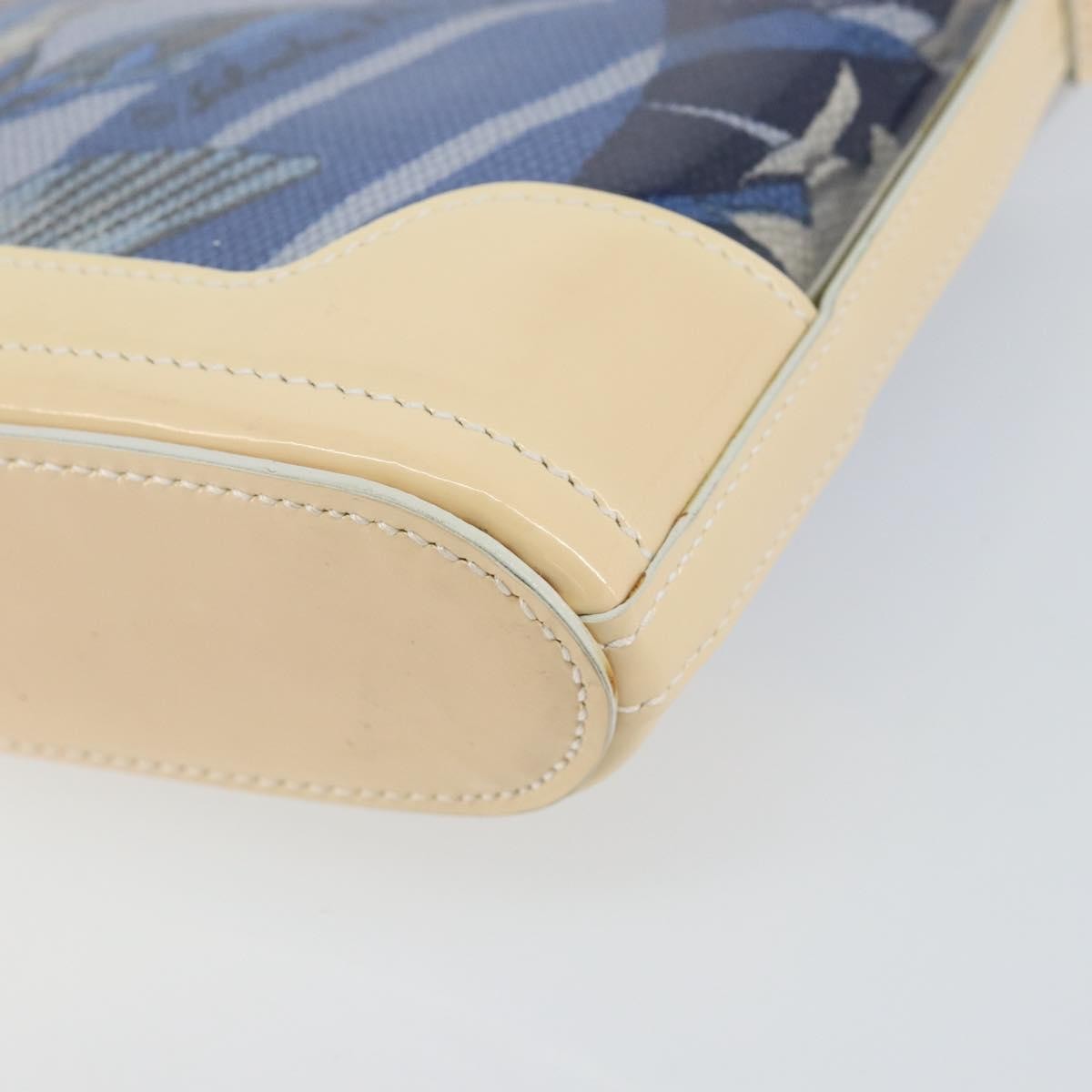 Salvatore Ferragamo Vintage Shoulder Bag Patent leather, BLUE, PATENT_LEATHER, Shoulder bag