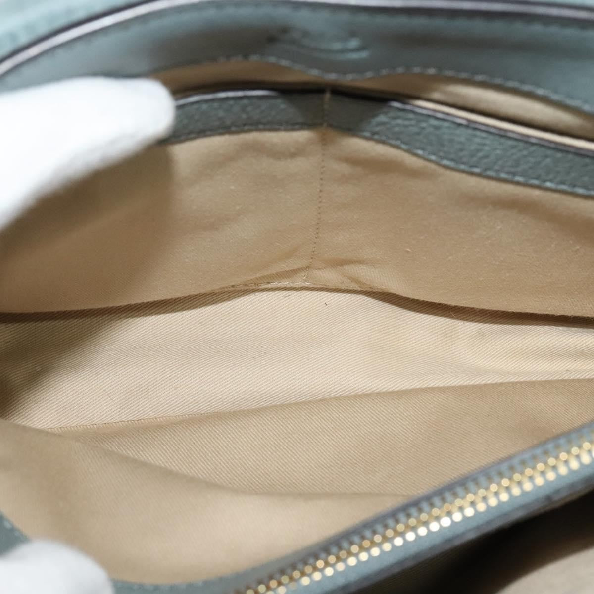 Chloe Faye Day Bag Leather, GREEN, LEATHER, Handbag