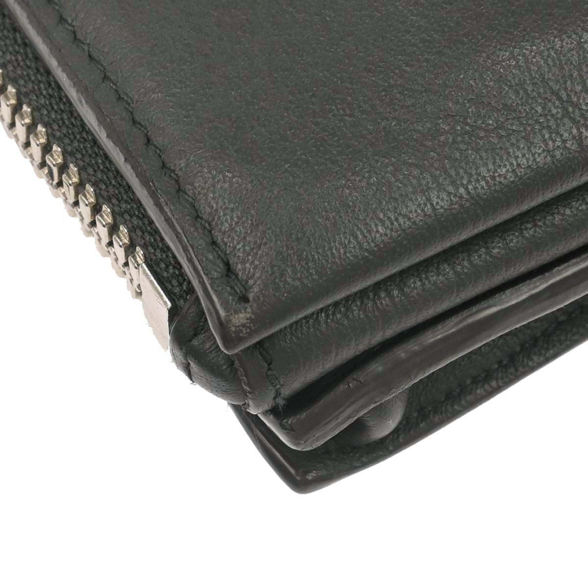 Balenciaga Papier Triple Zip Around Crossbody Bag Leather, GRAY, LEATHER, Shoulder bag